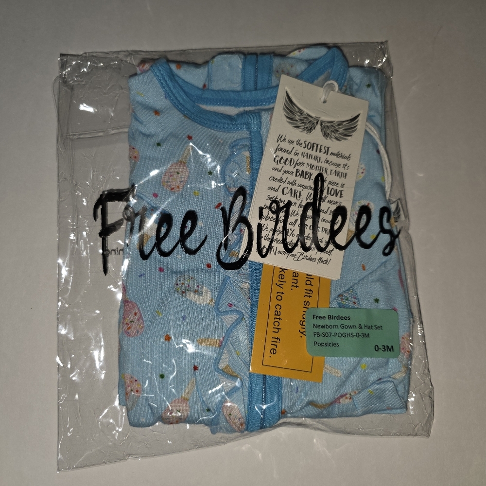 Free Birdees Popsicles Gown & Hat Set